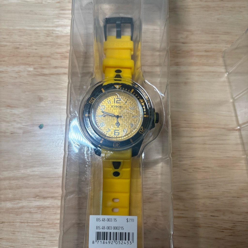 New Kyboe 48mm Yellow Band With Lights 270 Retail Brand New